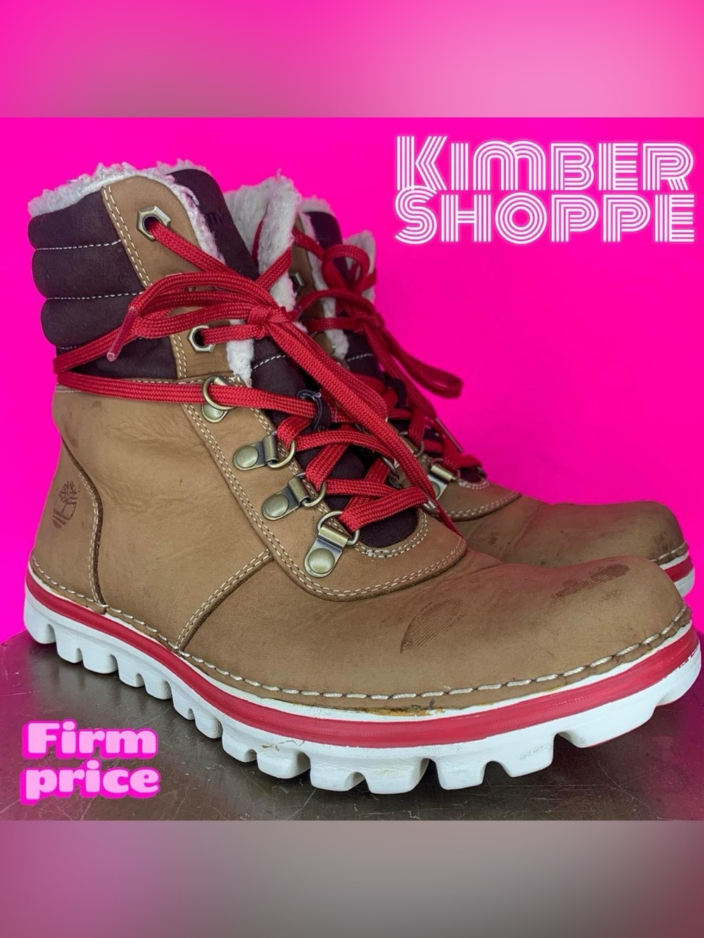 Timberland Conant Waterproof Brown Leather Lightweight Lug Sole Boot US 7.5